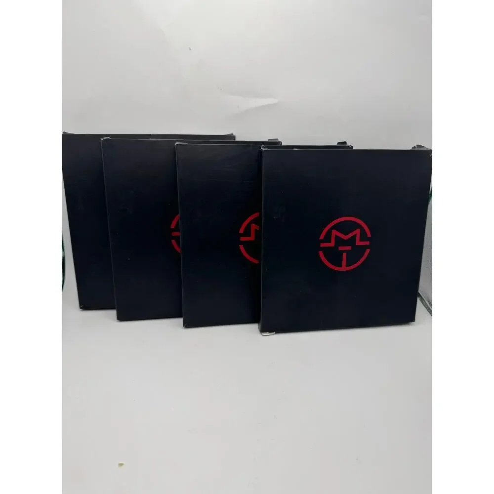 Lot of 4 iphone 15 Pro Max Wallet Magnetic Case Blue Faux Leather Folio-Style
